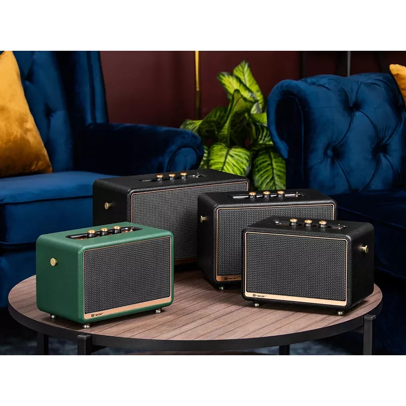 Portable stereo speaker TRACER M45 Black — Bluetooth 5.0, 45 W RMS, FM radio, built-in mic, battery-powered