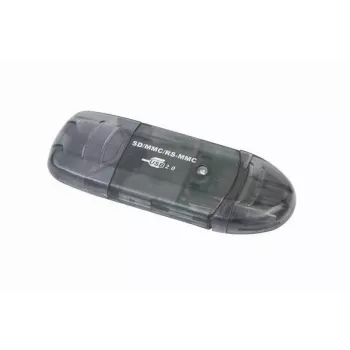 USB 2.0 Card Reader Gembird FD2-SD-1 — MMC/SD/SDHC/SDXC, 73×30×10 mm, 13 g, Black