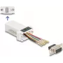 DeLOCK D-Sub 9 pin female to RJ45 female Assembly Kit white VGA RJ-45
