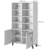 PAFOS bookcase 100x40x176.5 cm matte black