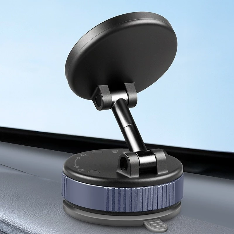 Magnetic smartphone hole r with vacuum suction