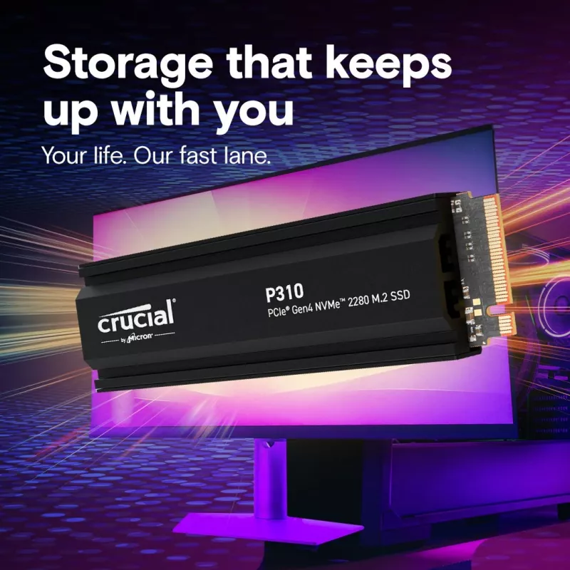SSD disk Crucial 1 TB M.2 PCI Express 4.0 NVMe P310