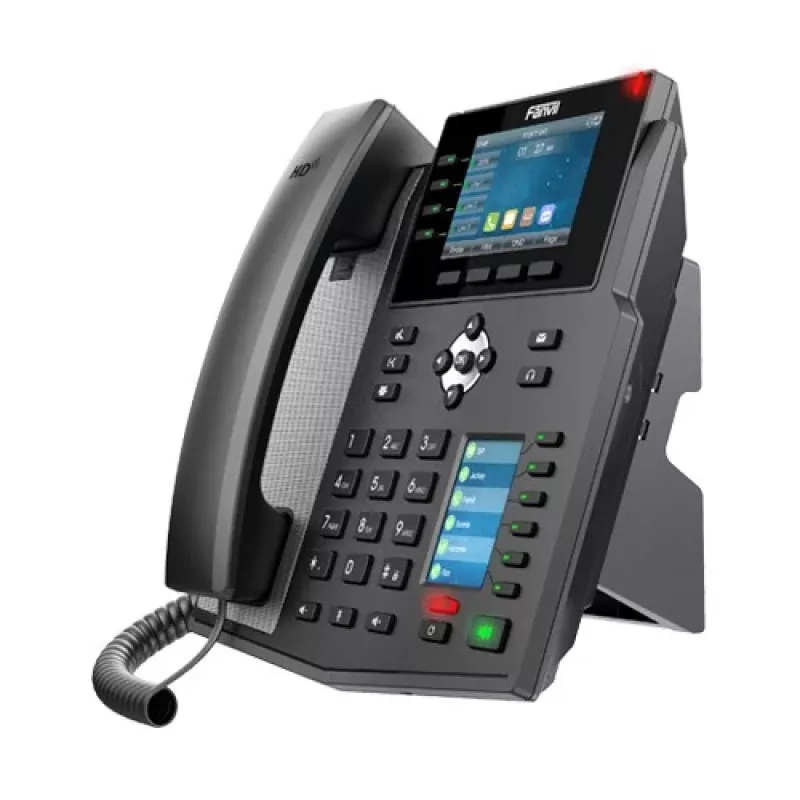 IP Phone Fanvil X5U Black 16 lines LCD Wi-Fi Wired handset
