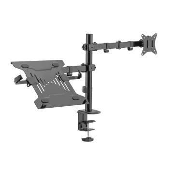 Monitor wall mount SBOX LCD-LM01-2 for 13–27 inch screens, max load 12 kg, VESA 100x100