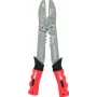 Crimping tool ks tools 115.1231, 220 mm – for insulated and non-insulated terminals