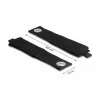 DeLOCK Heavy-duty Hook-and-loop strap 508x50mm black 5 pcs