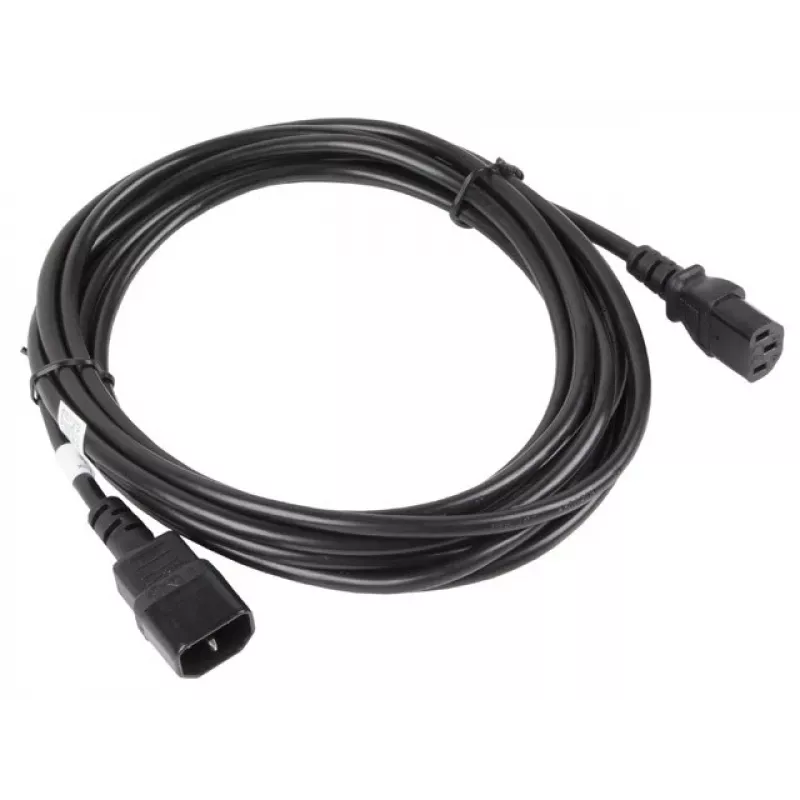 Lanberg C13- C14 Vde, 5m Cable Power Distiller (ca-c13e-11cc-0050-bk)