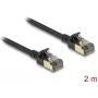 Network Cable DeLOCK RJ45 Cat.8.1 2m Black