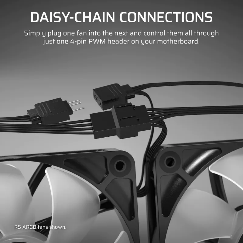 Fan Corsair RS140 14 cm White 330-1700 RPM