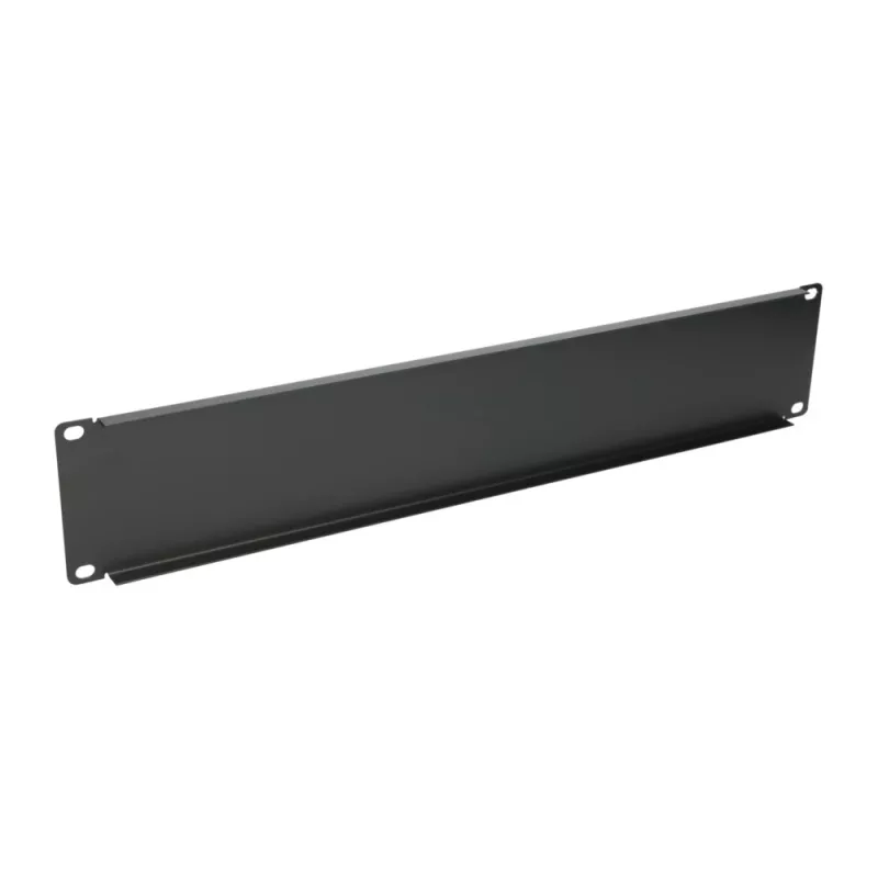 Rack blanking panel Extralink Front Blank Panel 2U 19 inch Black, steel housing