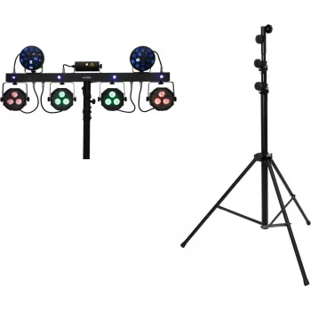 LED Laser Bar Set EUROLITE KLS Next with STV-60-WOT steel tripod, black