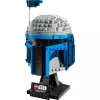 Collectible LEGO Star Wars helmet accessory Jango Fett 75408 — 616 pieces, 210×120×110 mm display model
