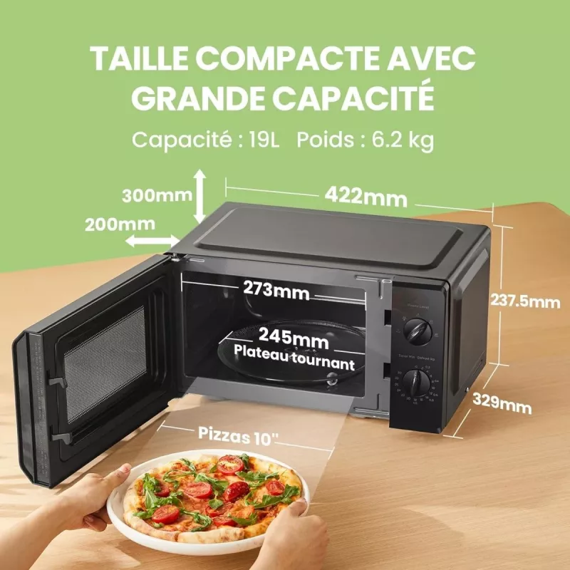 Toshiba MM2EM20PF Microwave Oven Mirror Finish Black