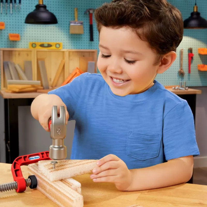 Creative Construction Hammer and Nail Set