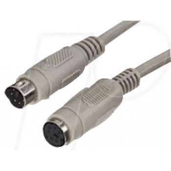 S/CONN 78106-2 PS/2 cable 1.8 m 6-p Mini-DIN White