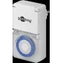 Goobay Analoge Timer Switch IP44, White - precise and simple control of electronic devices (73289)