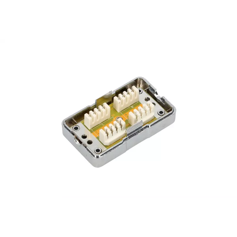 Extralink CAT6 STP Junction Box, Barrel Connector, Silver
