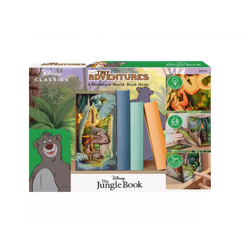 Plastic Model Kit REVELL Disney The Jungle Book Tiny Adventures 00535 – snap-fit figurines, collector’s display