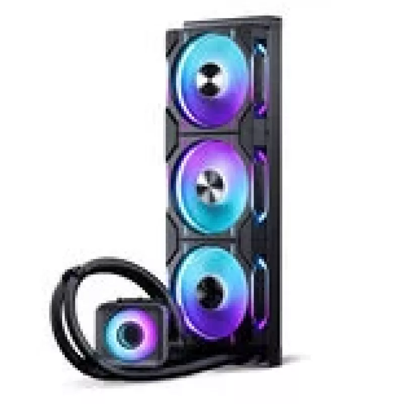 Phanteks Glacier One 360D30 X2 DRGB AIO Liquid Cooler, 360 mm, Black