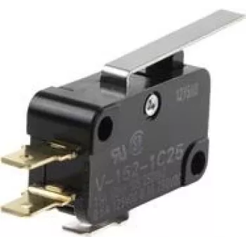 Omron V-152-1C25 microswitch 250 V/DC 15 A 1 x on/(on) 1 pc(s) Bag