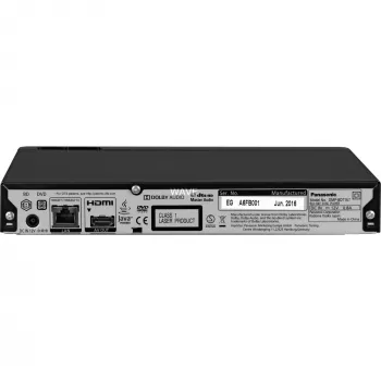Panasonic Blu-ray Disc Player DMP-BDT167EG Xvid, MKV, MP4, FLAC, MP3, AAC, ALAC, DSD Wi-Fi USB connectivity