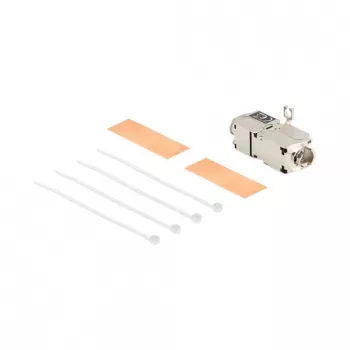 Network Cable Connector DeLOCK 88198 LSA to LSA Cat.6A STP 31.6mm Stainless Steel
