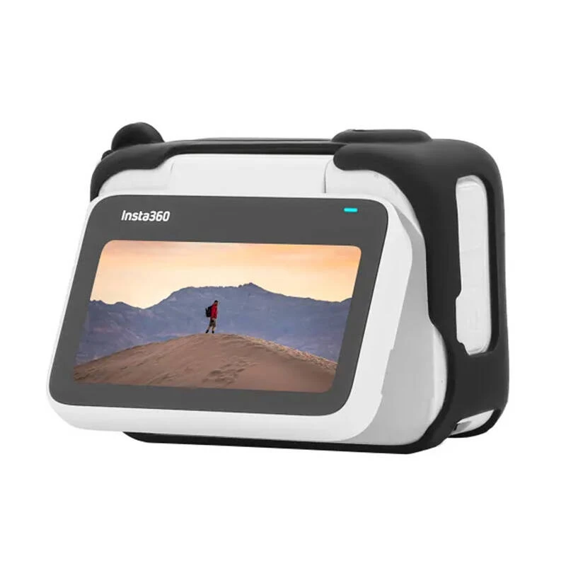 Protective Case Sunnylife for Insta360 GO 3 Black with stickers — hard travel case for action camera and accessories