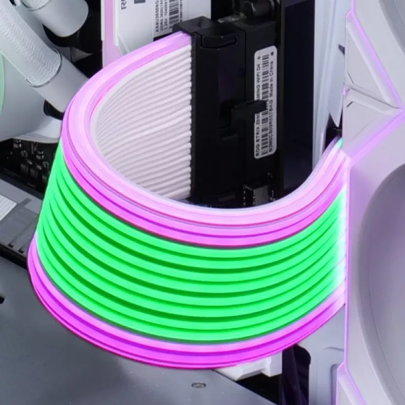 GPU Cable Lian Li Strimer Wireless 12V 2x6-pin PW16-121W – wireless RGB PCIe power extender