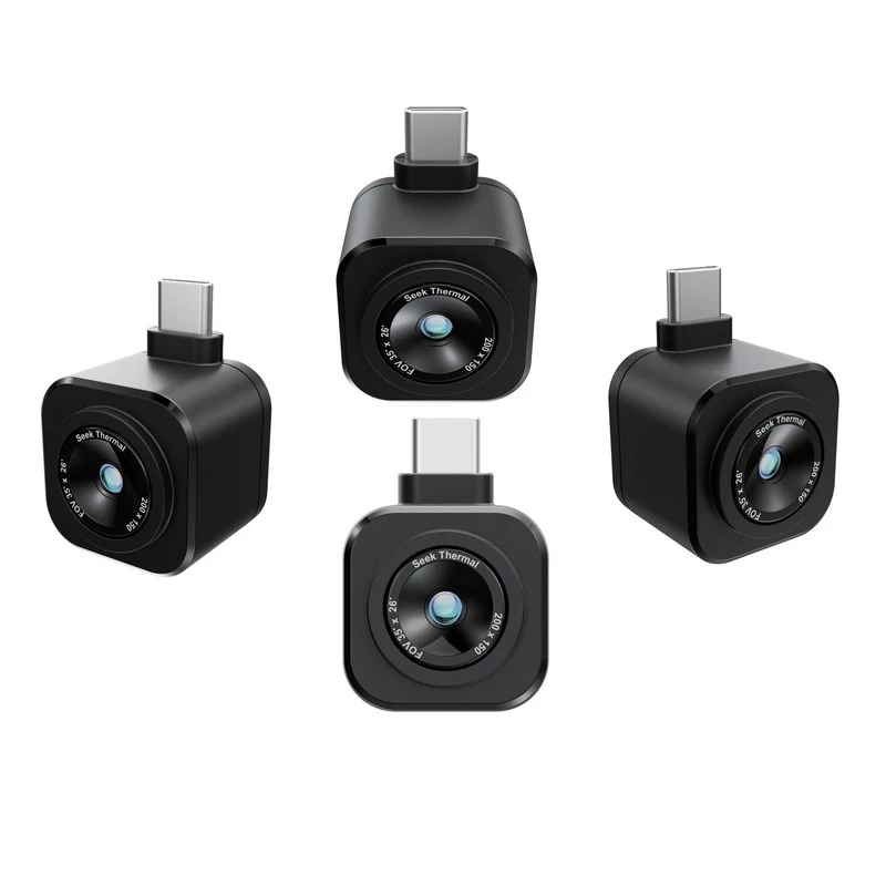 Thermal imaging camera Seek Thermal CW-ABAX, 200×150 px sensor, 25 Hz, -20–330°C range, 35 mK NETD, fixed focus, center-spot measurement