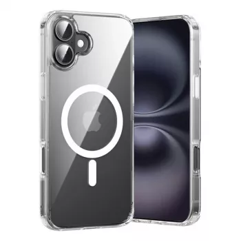 Protective case Vention KUGT0-20 for iPhone 16 Plus, transparent, MagSafe compatible