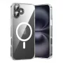 Protective case Vention KUGT0-20 for iPhone 16 Plus, transparent, MagSafe compatible