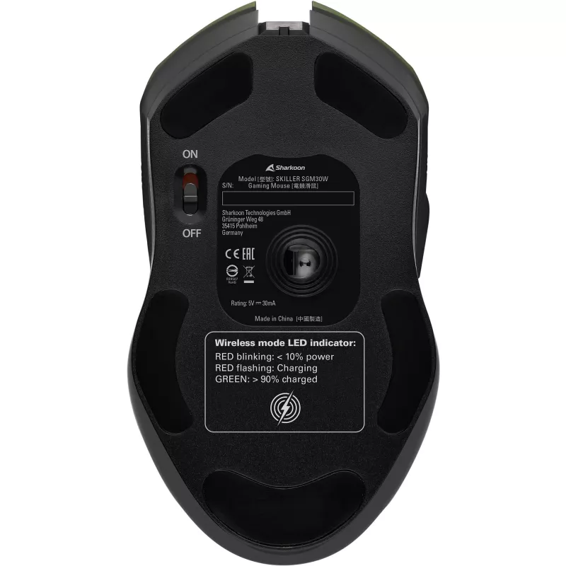 Gaming headset Sharkoon SKILLER SGM30W (black) — wireless, on-ear, built-in microphone