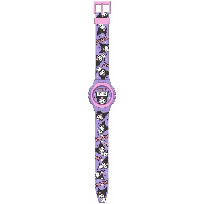 Kids Euroswan wristwatch Kuromi model KU00002 for children, analog display, quartz movement