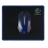 Keyboard Mouse included Rebeltec SHERMAN Gaming USB QZERTY English Black