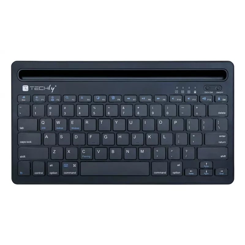 Techly ICTBK102U keyboard Universal Bluetooth QWERTY English Black