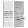 Topeshop NEL 2K DK white bathroom storage cabinet White