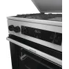 Gorenje GKS6C71XF Freestanding cooker with oven Silver