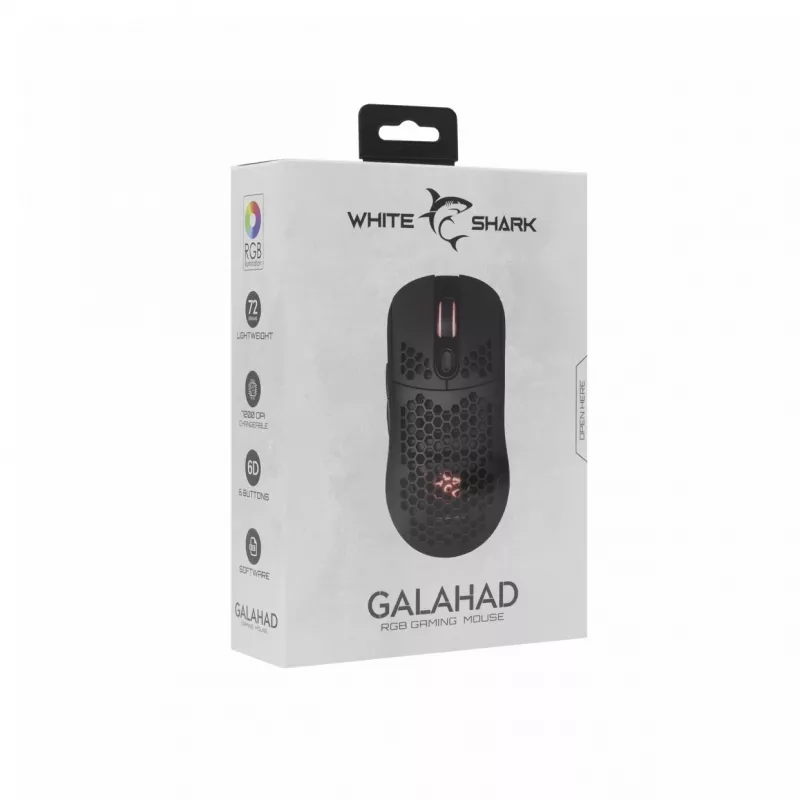 White Shark GM-5007 GALAHAD-B Gaming Mouse Black