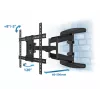 Wall mount frame ESPERANZA ERW021 for 40–85 inch flat TVs, metal, tilt, 6–50 cm distance, 68 kg capacity, VESA 200x100–600x500 mm