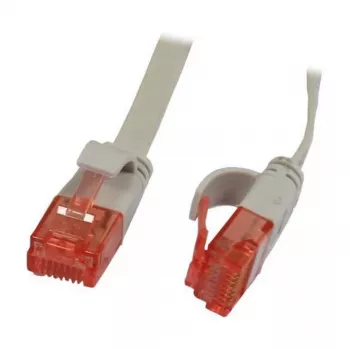 Patch cable RJ45 - CAT6 250Mhz - 5m gray - UTP(U/UTP) - PVC - flat - Synergy 21 -
