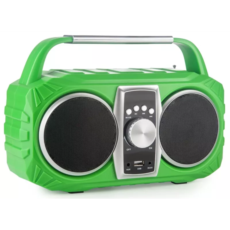 Radio clock PRIME3 Prime3 APR71GR Neon — alarm clock with FM radio and LED display