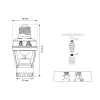Bulb holder with PIR motion sensor MACLEAN MCE24, model 35100