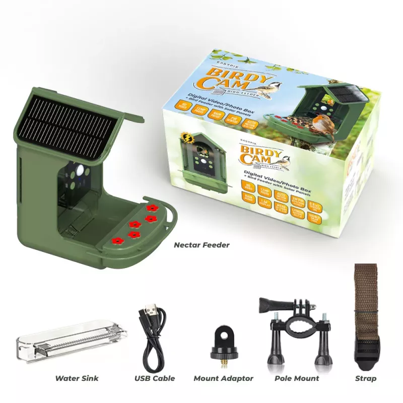 EASYPIX Bird Camera Easypix Bird Cam 10123 1080p HD Night Vision