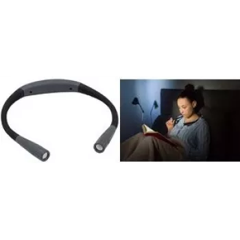 LED reading lamp WEDO LOOPLIGHT Adjustable USB, model 254 22101, portable desk light with flexible arm