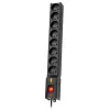 Power extension Lestar LX 810 G-A 1.5 m indoor black — 1.5 m cable, 230V outlets, 10A, 460W