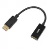 DisplayPort to HDMI cable adapter IBOX iadp4k — DisplayPort (male) to HDMI (female), straight connectors, 4K support, silver
