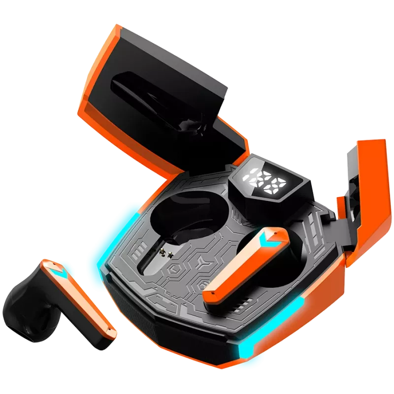 Canyon GTWS-2 Headphones Wireless Ear Hook Gaming USB Type-C Bluetooth Charging Dock Orange (CND-GTWS2O)