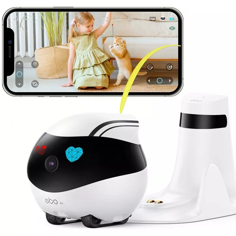 ENABOT Ebo Air AI Robot White and Black