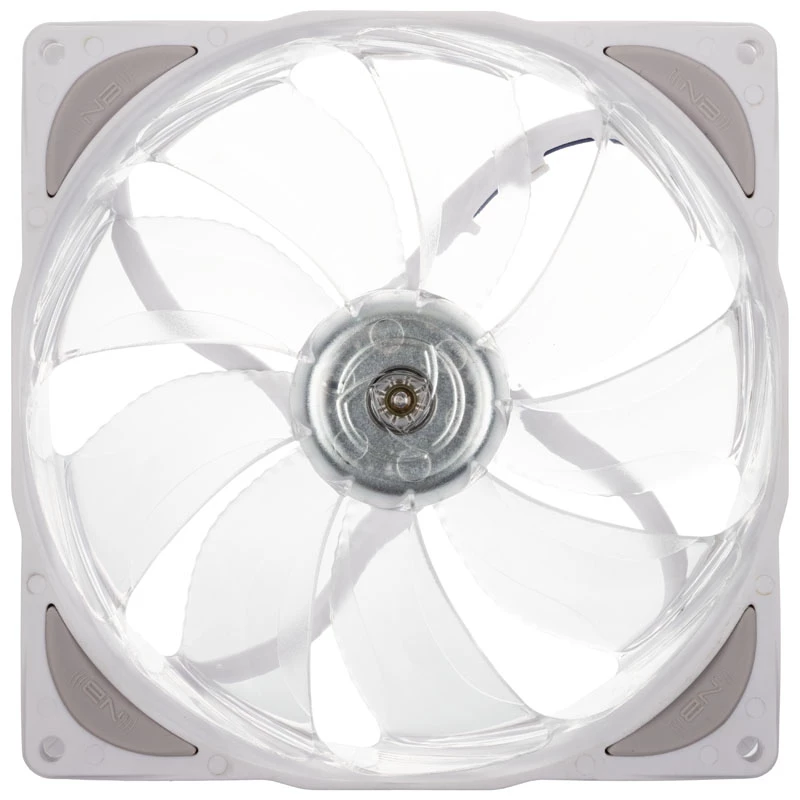 Cooling fan NoiseBlocker NB-eLoop X B14-P ARGB PWM 140mm white