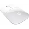 HP Z3700 White Wireless Mouse, Ambidextrous, Optical, RF Wireless, 1200 DPI, White